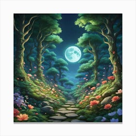 Path To The Forest Canvas Print