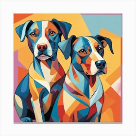 Two Dogs 1 Canvas Print