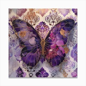 Purple Butterfly 2 Canvas Print