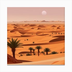 Desert Landscape 52 Canvas Print