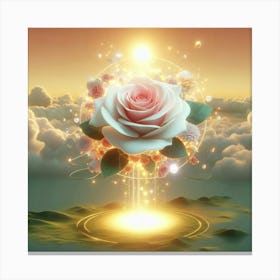 Rose In The Sky 4 Canvas Print