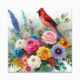 Cardinal Bird Canvas Print