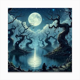 Dark Forest 30 Canvas Print