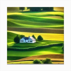 House In The Countryside 2 Canvas Print