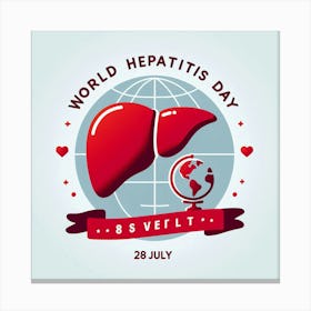 World Hepatitis Day Canvas Print