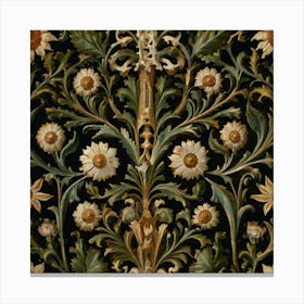 Tapestry Of Flowers Canvas Print