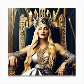 Queen Of The Throne Canvas Print