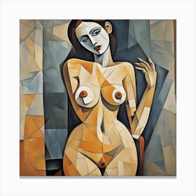 Picaso Naked Woman 7 Canvas Print