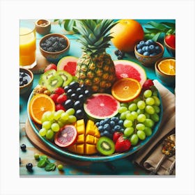 A colourful fruits 1 Canvas Print