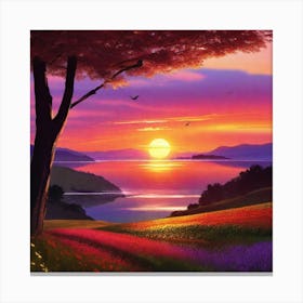 Sunset 4 Canvas Print