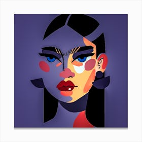 Portrait Of A Woman 10 Canvas Print