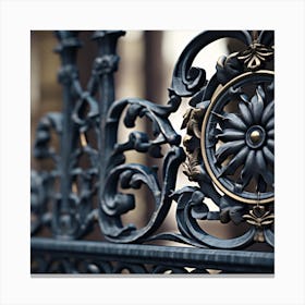 Wrought Iron Gate 3 Canvas Print