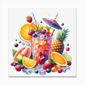 Fruit Cocktail 3 Canvas Print