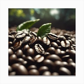 Coffee Beans 68 Canvas Print