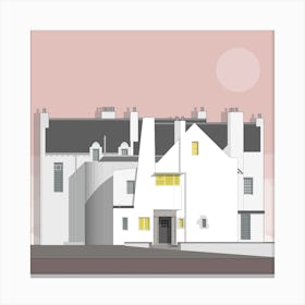 Hill House Pink Canvas Print