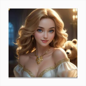 Beauty And The Beast 52 Canvas Print