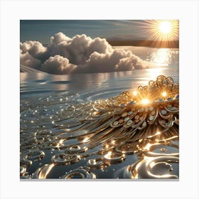 Golden Sun 9 Canvas Print