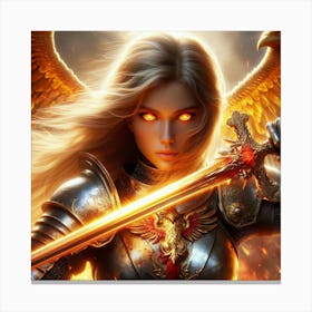 Angel Of Fire 5 Canvas Print
