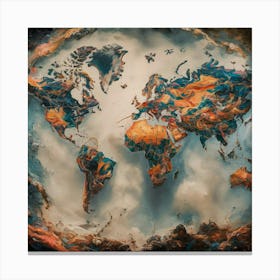 World Map 27 Canvas Print