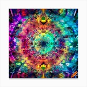 Psychedelic Painting Canvas Print