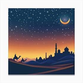 Ramadan Background 9 Canvas Print