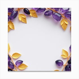 Amethyst Wreath Canvas Print