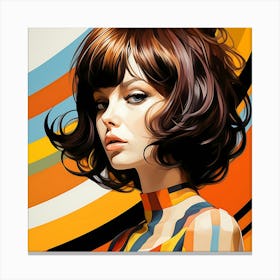 Mod Girl 12 Canvas Print