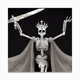 Skeleton Queen 10 Canvas Print