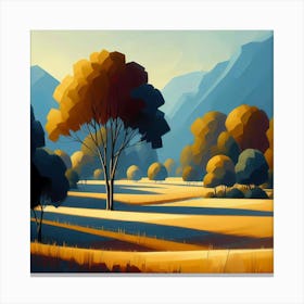 Landscape Painting 157 Canvas Print