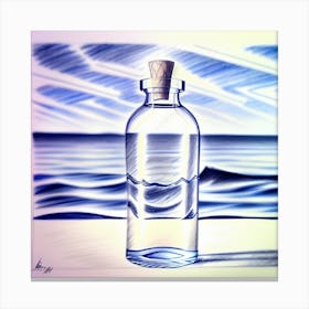 Bottle Of Water Canvas Print