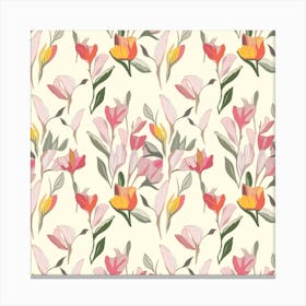 Floral Pattern 1 Canvas Print