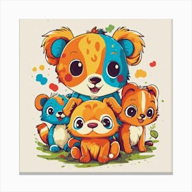 Playful Kids Animal Tshirt Design (4) 2024 05 02t201539 Canvas Print