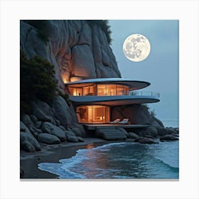 House On The Beach 7 Canvas Print