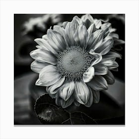 Firefly Black And White Floral Study Classic Black And White Floral Images 2 Lienzo