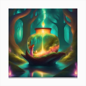 Fairy Jar Canvas Print