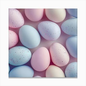 Easter Themed Banner Texture With Pastel Colors 2 Canvas Print