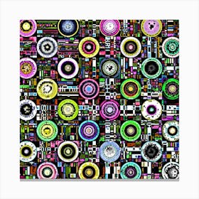 Hubcap Grunge Canvas Print