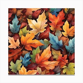 Autumn Leaves Canvas Print