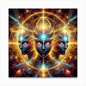 Divine Revelations: Exploring Spiritual Insights Through Artwork Canvas Print