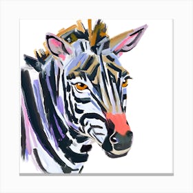 Grants Zebra 02 Canvas Print