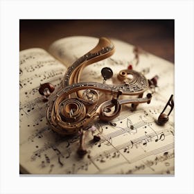 Music, Notes 2 Canvas Print