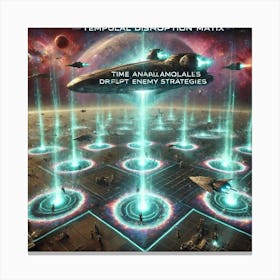 Temporal Disruption Matrix Enemy Confusion Canvas Print