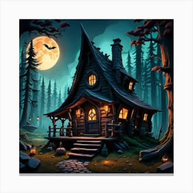 Haunted House Canvas Print