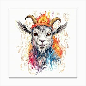 Goat! 15 Canvas Print