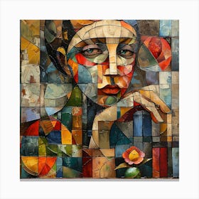 Mosaic Woman 1 Canvas Print