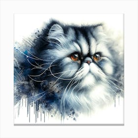 Creative Feline Cat Artwork 68 Canvas Print