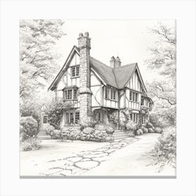 Tudor House Canvas Print