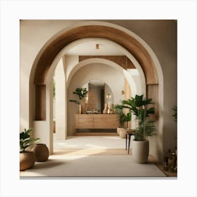 Arched Hallway 4 Canvas Print