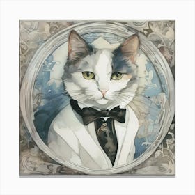 Haughty Cat Canvas Print