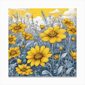 Sunflowers 1 Canvas Print